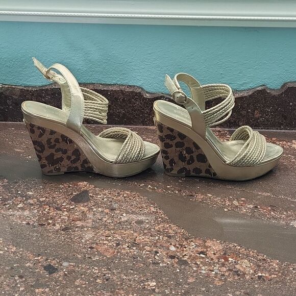 BCBGeneration Leopard Wedges  - Picture 5 of 10